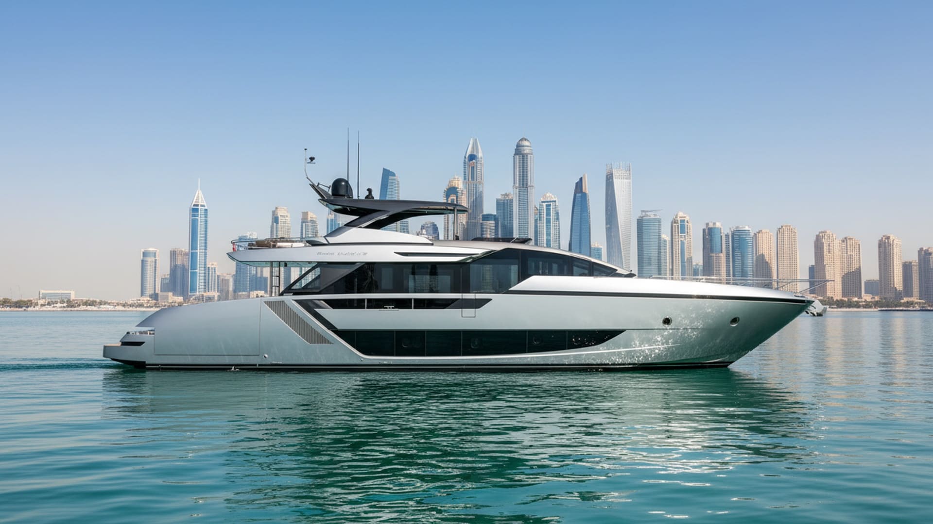 Crystal Voyager 82 ft yacht charter Dubai