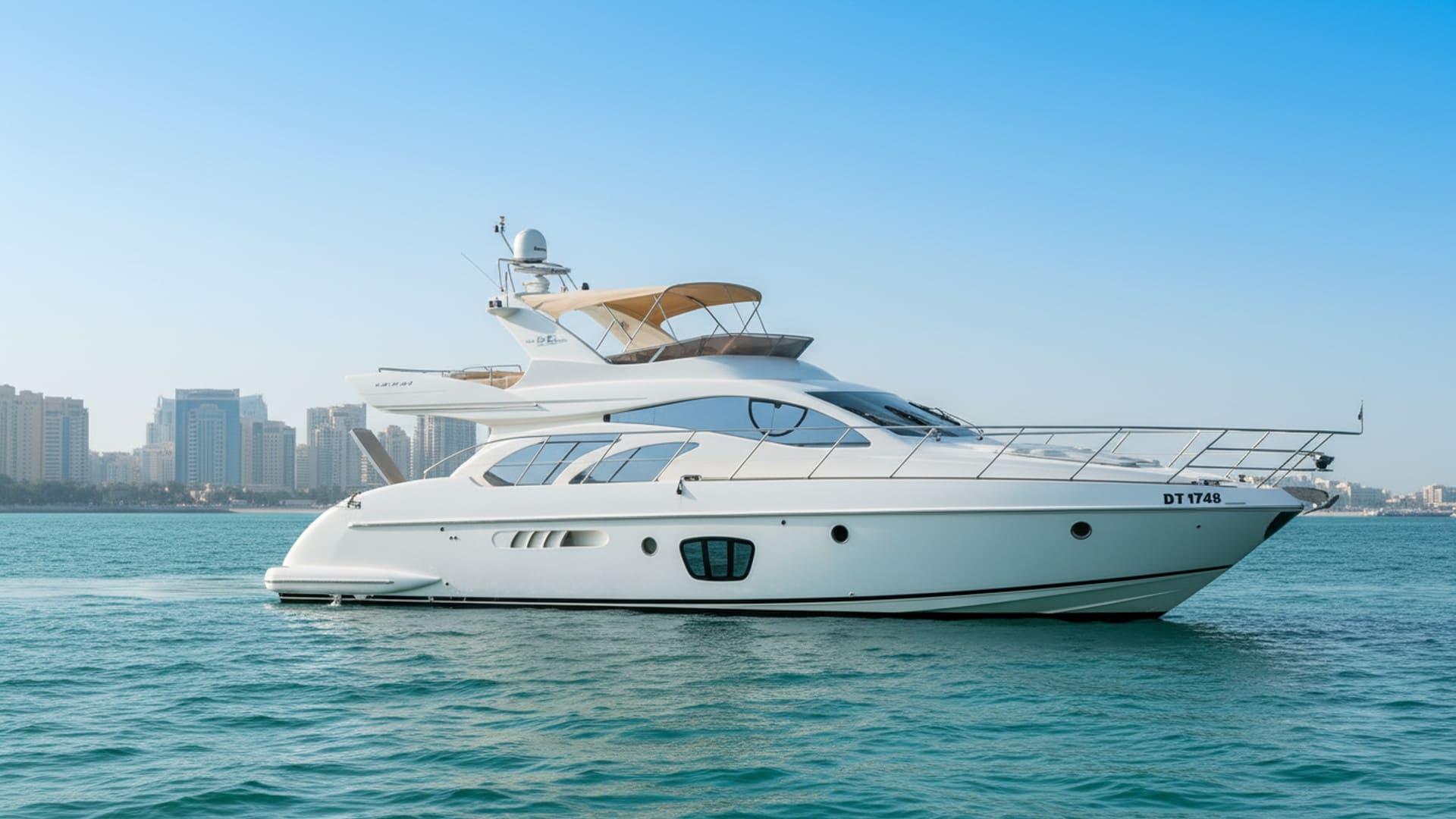 Noble Knight 55 ft yacht charter Dubai