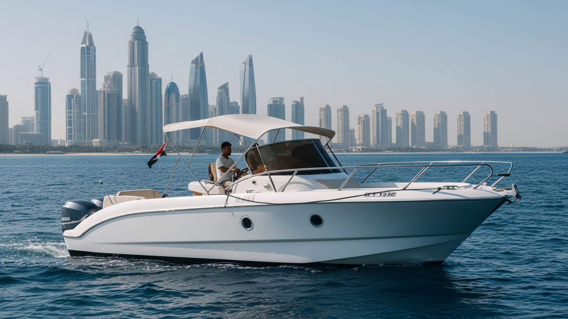 Sapphire Star 30 ft yacht charter Dubai