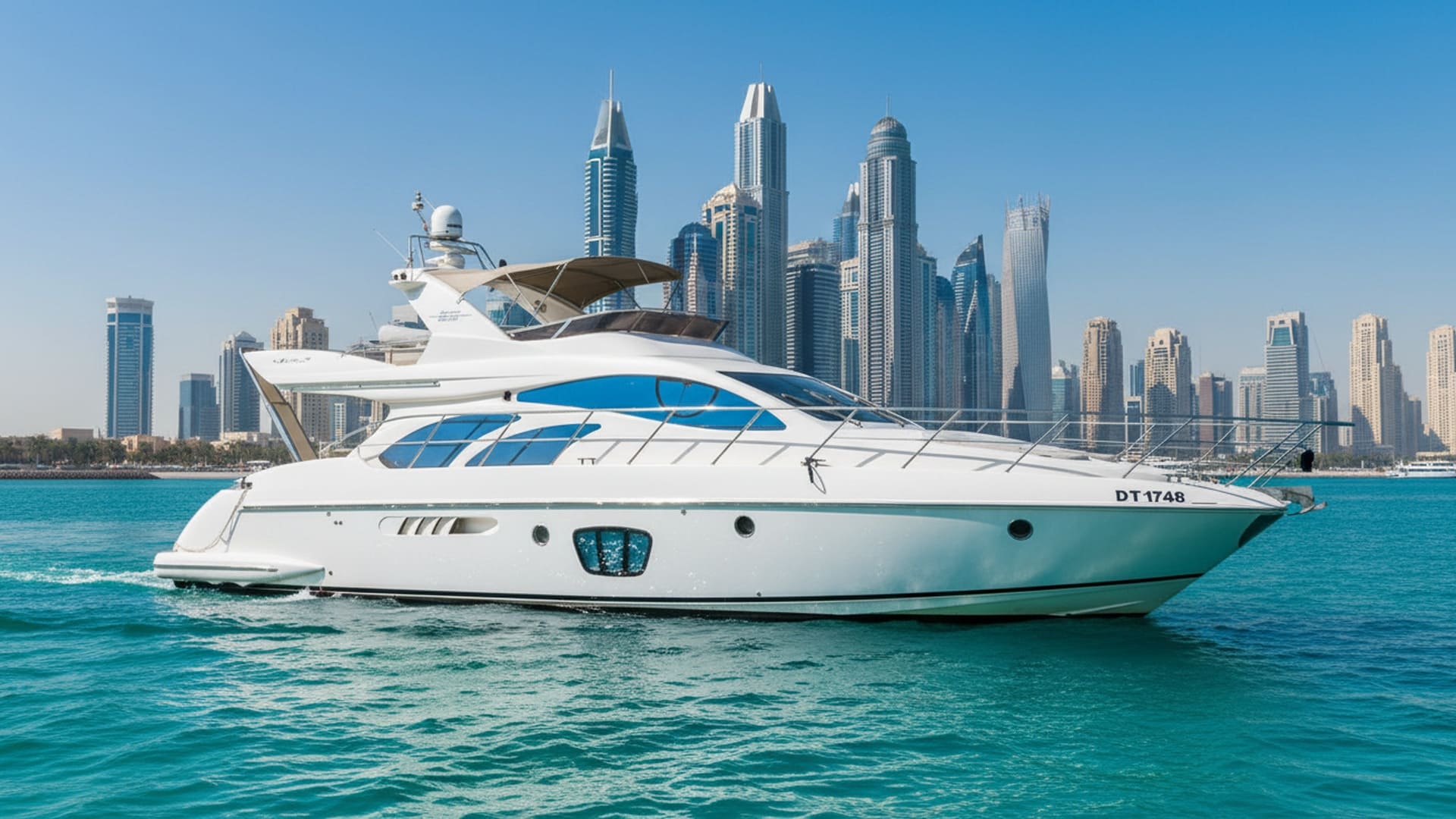 Emerald Knight 55 ft yacht charter Dubai