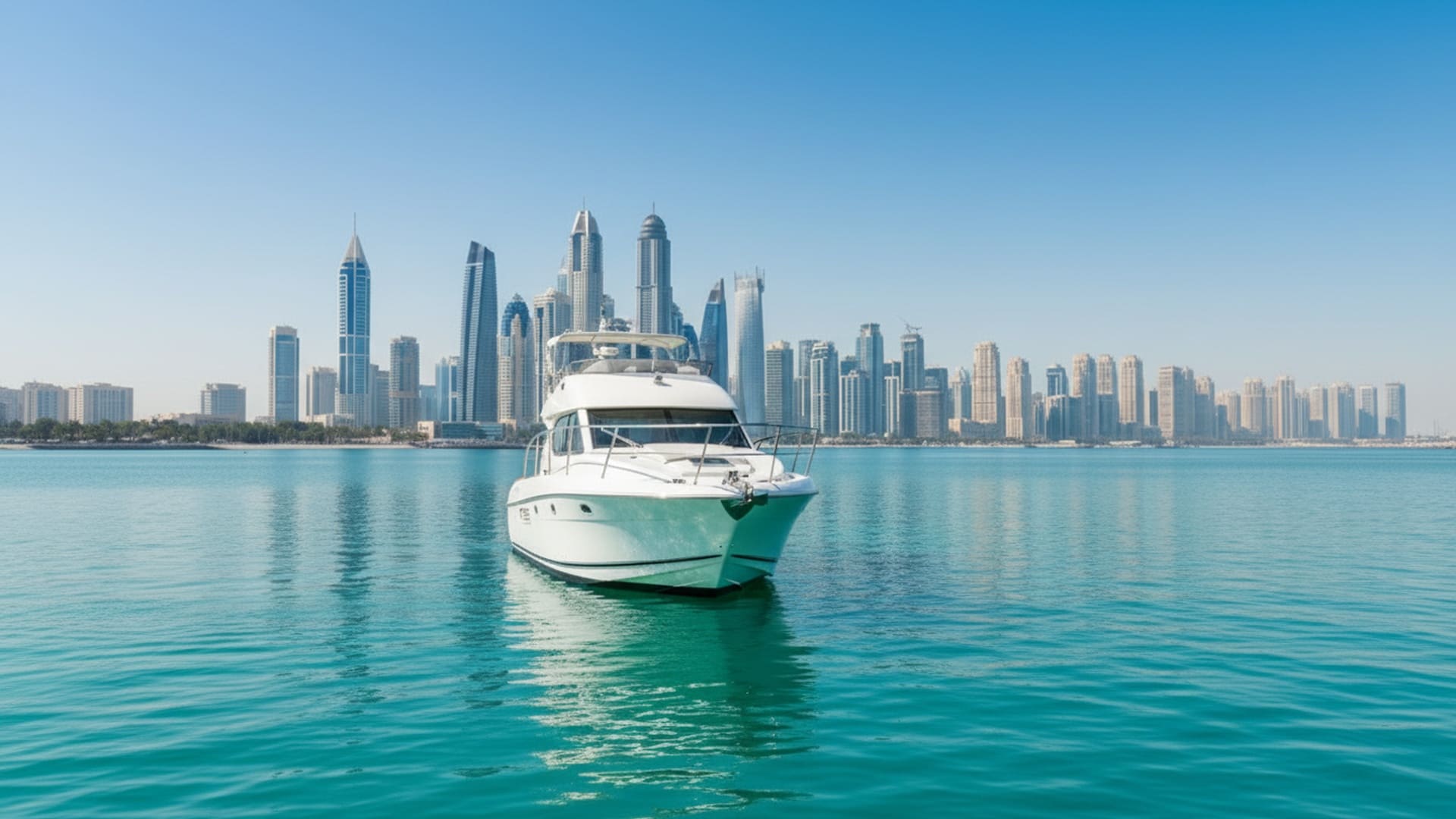 Emerald Empress 32 ft spacious deck for premium yacht rental