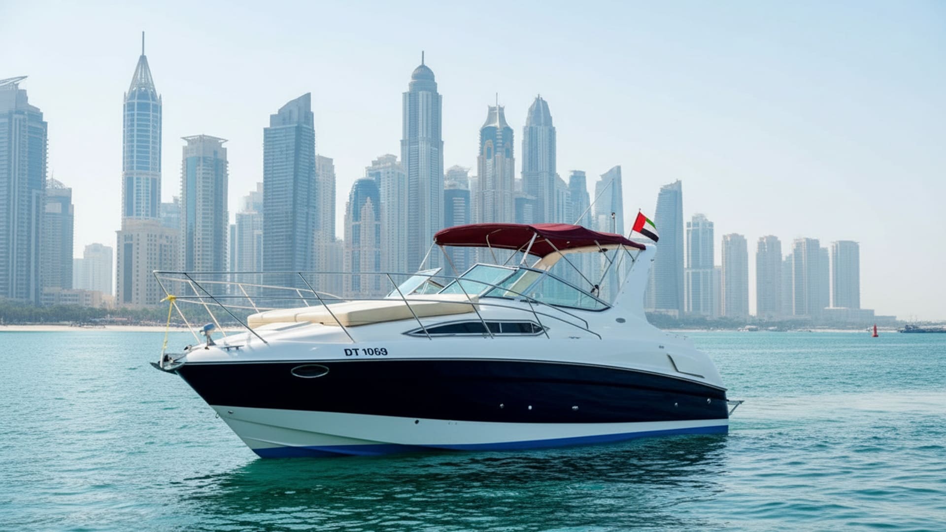 Emerald Wind 33 ft yacht charter Dubai